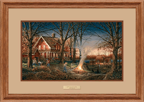 (image for) Autumn Evening Encore II Oak Framed